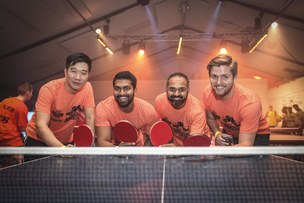 Ping Pong Fight Club Team Players